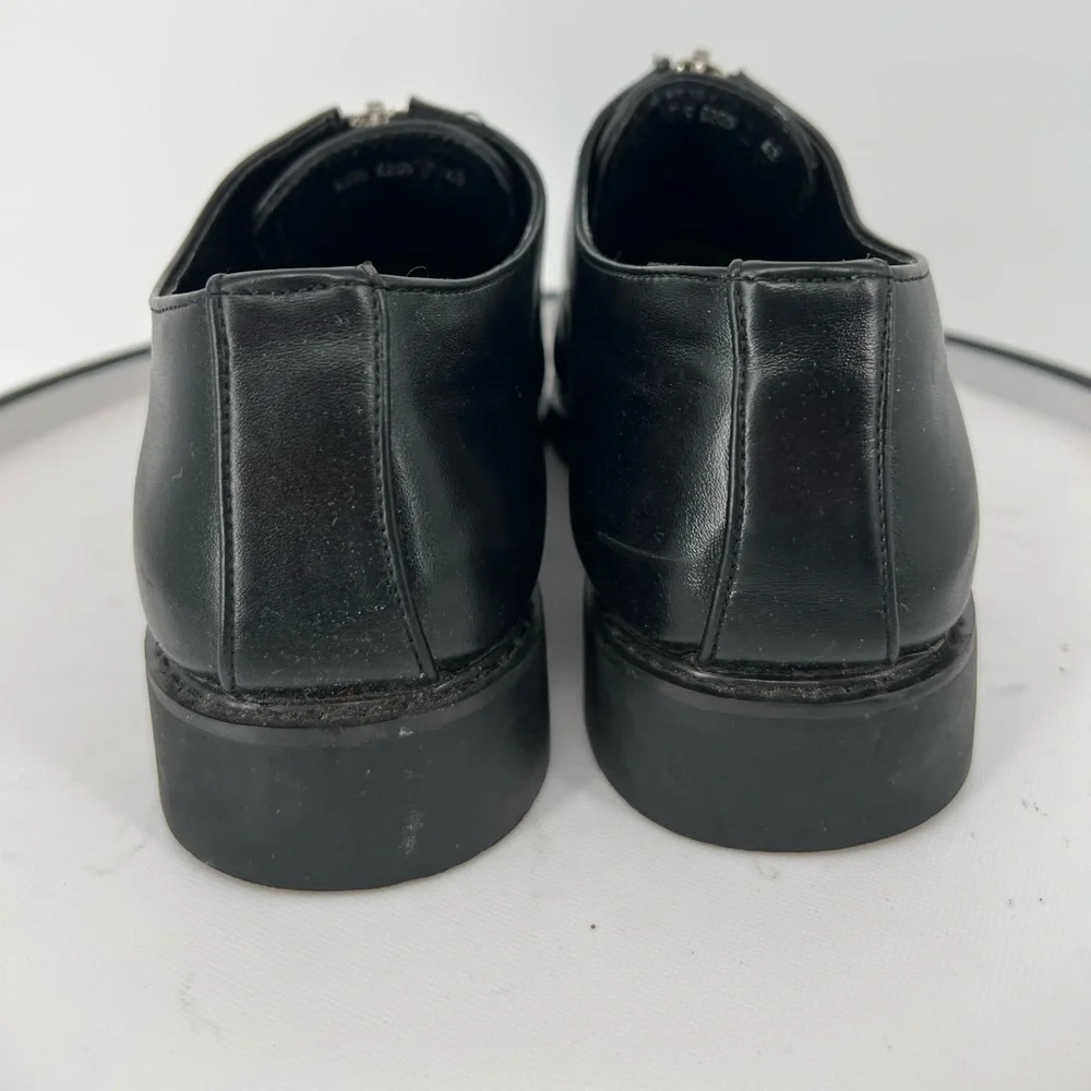 GIUSEPPE ZANOTTI‎ ITALIAN BLACK LEATHER SHOES